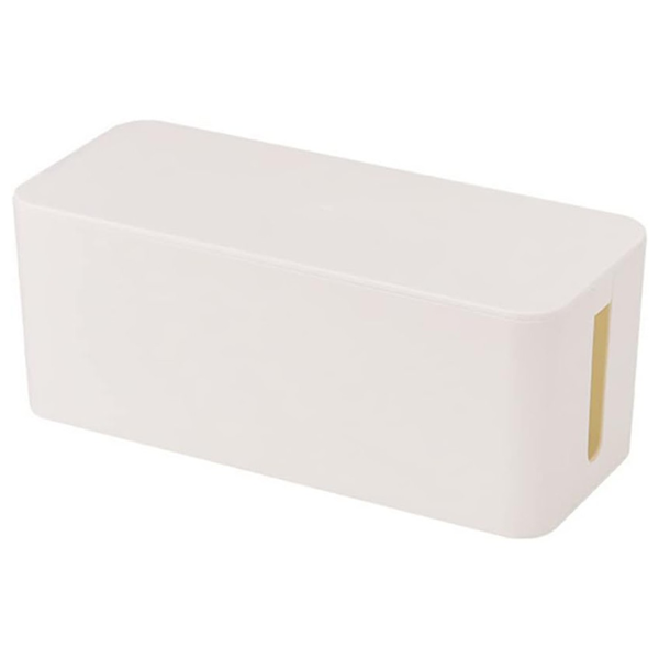 收纳盒 白色 中号 多功能电线收纳-1