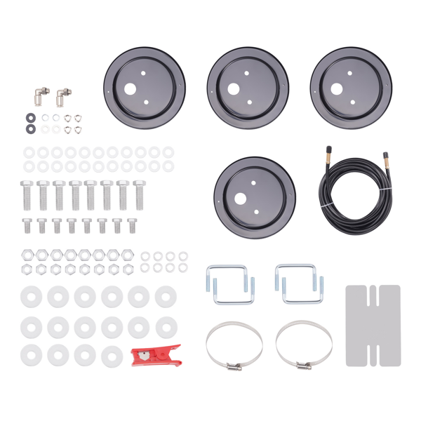 后空气弹簧套件 适用于福特F-550商用底盘 2WD/4WD 1994-2025款-3