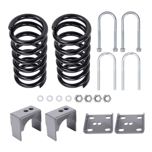 3英寸降低螺旋弹簧和5英寸落差轴翻转套件适用于1998-2014年福特Ranger/马自达-2