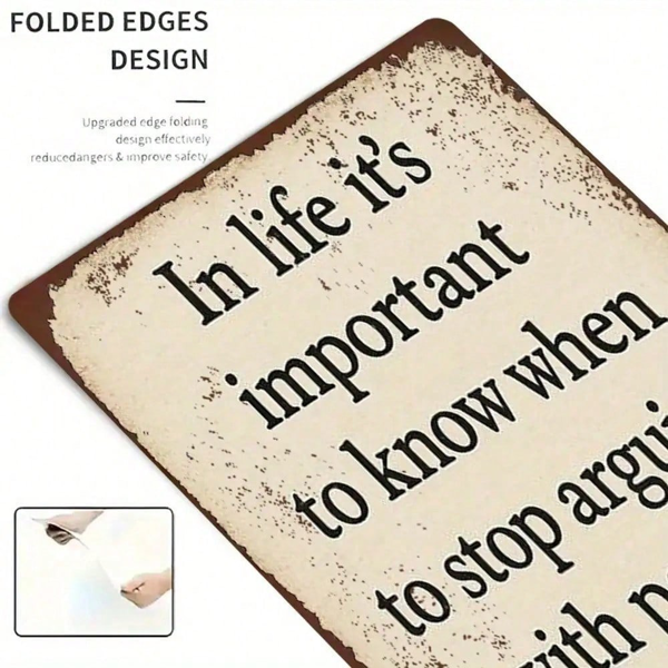 CIFbuy8x12 英寸 ( 20.3x30.5cm )复古风乡村风铝合金标牌Farmhouse适用于家居（TikTok、temu下自提）-5