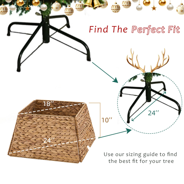 手工编织圣诞树裙-2