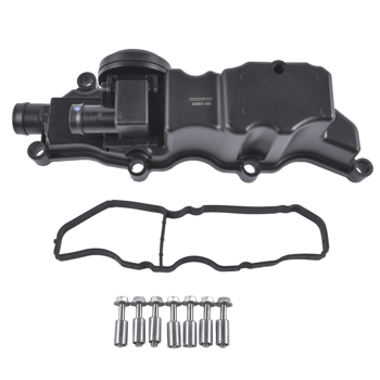 气门室盖 New Engine Valve Cover w/ Gasket & Bolt Replacement for Land Rover Defender 90 / 110, Discovery, Range Rover Velar / Sport