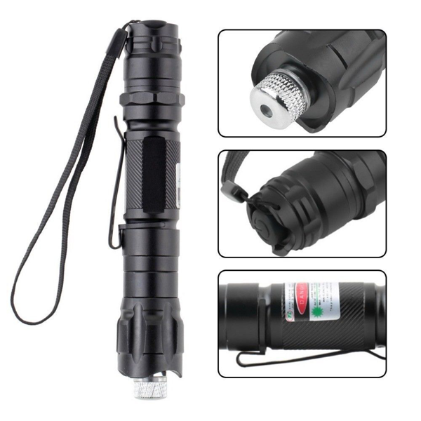 会议演示用可充电绿色激光笔532nm可见光束带星光束光+电池+充电器套装 (物流仅支持发USPS，TK/TEMU仅自提)-5