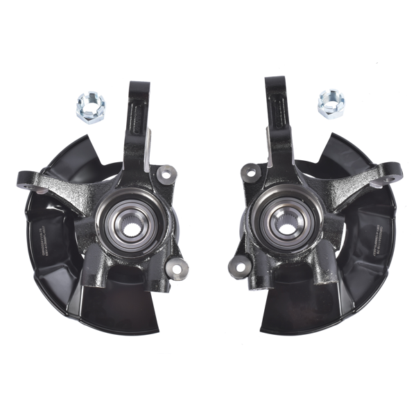 转向节总成 2Pcs Front Spindle Knuckle Steering Left & Right Fit for Kia Sportage EX LX 2.0L l4 2.7L V6 698-057 698-056-2