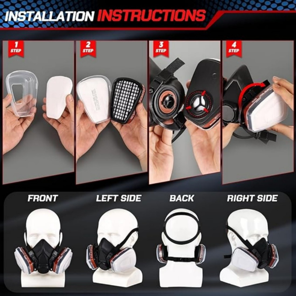 防护面具黑色-6