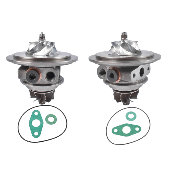 涡轮增压器机芯 2Pcs Turbocharger Cartridge CHRA Forward & Reverse Fit for Infiniti Q50 Q60 2016- Nissan Skyline Z 2019- V6 3.0L VR30DDTT 144115CA1B 144115CA1A-3