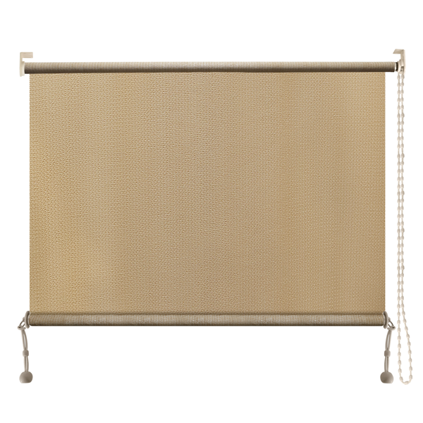 7'X8' 芝麻色HDPE拼接卷帘-11