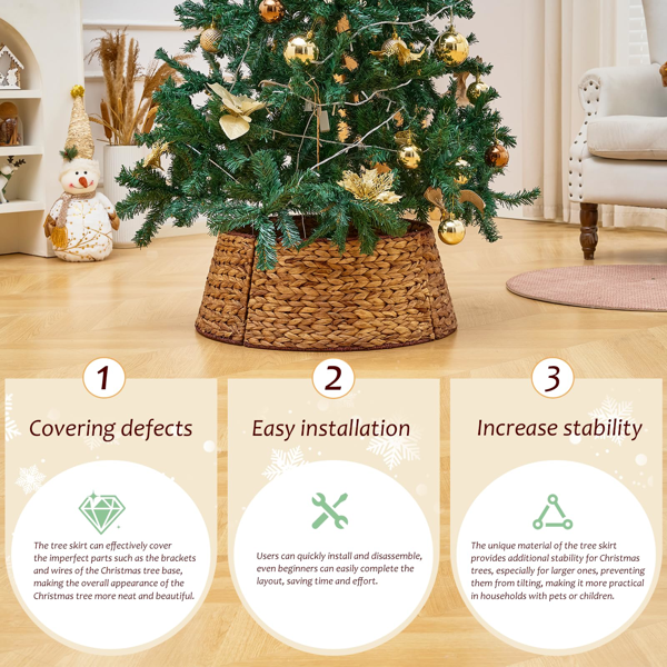 手工编织圣诞树裙-3