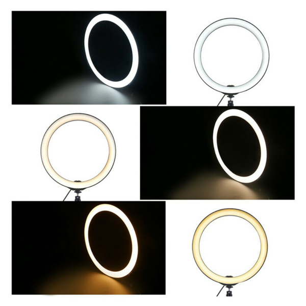 7.6寸环形补光灯+110CM三脚支架-8