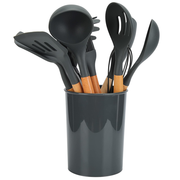 12PCS厨具套装-灰色-5