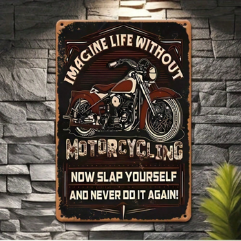 CIFbuy8x12 英寸 ( 20.3x30.5cm )复古风怀旧风铝合金标牌适用于酒吧、车库、男士空间（TikTok、temu下自提）