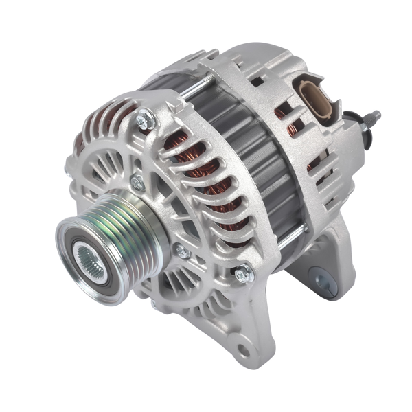 发电机 110A 12V Alternator with 6-Groove Clockise Fits for Nissan Juke 1.6L l4 GAS 2011-2017 231001KM1A-2
