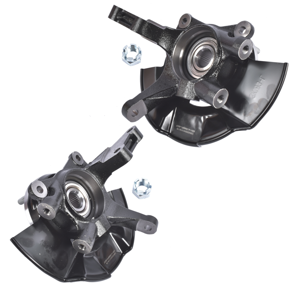 转向节总成 2Pcs Front Spindle Knuckle Steering Left & Right Fit for Kia Sportage EX LX 2.0L l4 2.7L V6 698-057 698-056-3