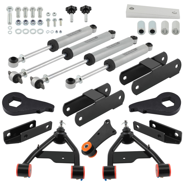 2.5英寸升高套件，适用于雪佛兰S10 Blazer皮卡、GMC S15 Jimmy Sonoma 1982-2005车型。-1