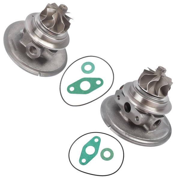 涡轮增压器机芯 2Pcs Turbocharger Cartridge CHRA Forward & Reverse Fit for Infiniti Q50 Q60 2016- Nissan Skyline Z 2019- V6 3.0L VR30DDTT 144115CA1B 144115CA1A-6