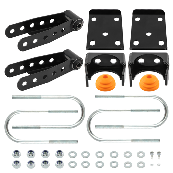 5 英寸降低翻转套件适用于 2002-2008 款道奇 Ram 1500 标准驾驶室和四门驾驶室两驱车型的-3