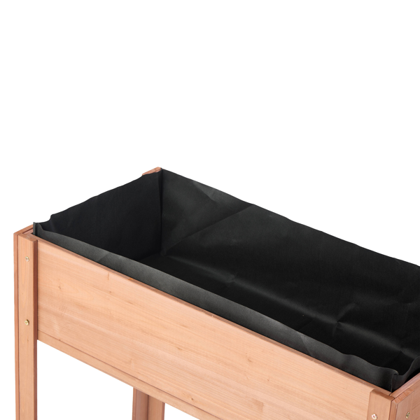 40x20x31英寸带支腿高架式花园种植箱，适用于户外种植花卉、水果、蔬菜和香草植物。-6