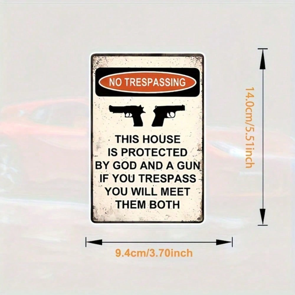 CIFbuy8x12 英寸 ( 20.3x30.5cm )复古风怀旧风铝合金标牌（TikTok、temu下自提）-6