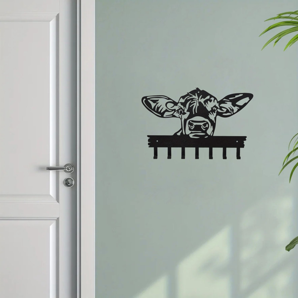 CIFbuy™ 牛形七钩门挂钩 装饰墙面家居收纳配件（TikTok、temu下自提）-3