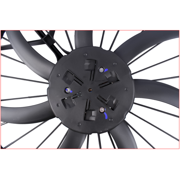 散热器风扇 Radiator Condenser Cooling Fan Fit for Chevrolet Traverse 2018-2020 Buick Enclave 2018-2020 3.6L V6 Black Plastic 84199038 84725046-9