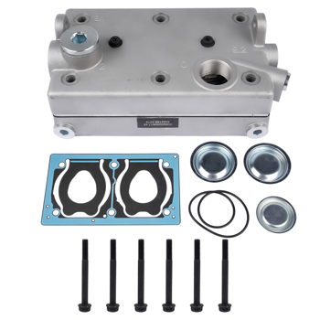 空气压缩机缸盖 Air Brake Compressor Cylinder Head Replacement for Paccar CF75 New Model MX13 MX11 Replace #1696200 1805490 1732080