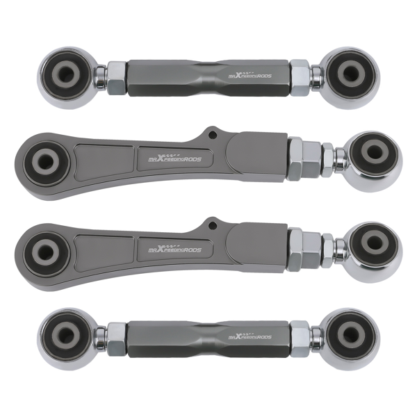 4件装 可调后轮外倾角控制+前束角臂 适用于特斯拉Model S（2012-2022年）/Model X（2016-2022年）-1