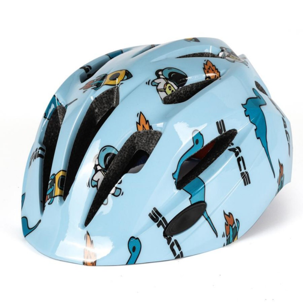 头盔 CE/CPSC认证 儿童卡通 浅蓝星球-1