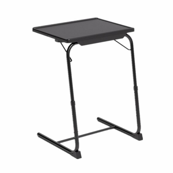 桌子 床边桌 黑色 杯托+横杠+护脚 可升降