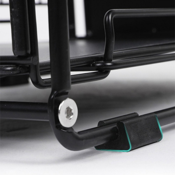 收纳架 双层抽屉式 黑色 大号-7