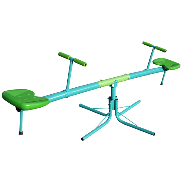 旋转360度幼儿坐和旋转跷跷板蹒跚，跷跷板，儿童跷跷板户外游戏设备后院操场-4
