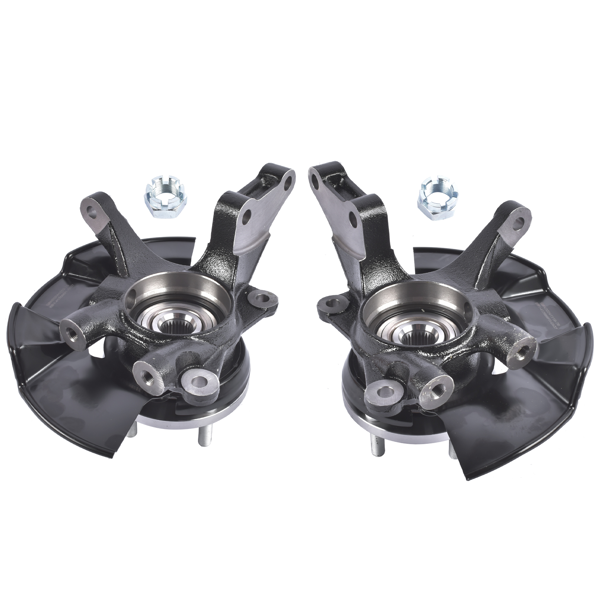 转向节总成 2Pcs Front Spindle Knuckle Steering Left & Right Fit for Kia Sportage EX LX 2.0L l4 2.7L V6 698-057 698-056-4