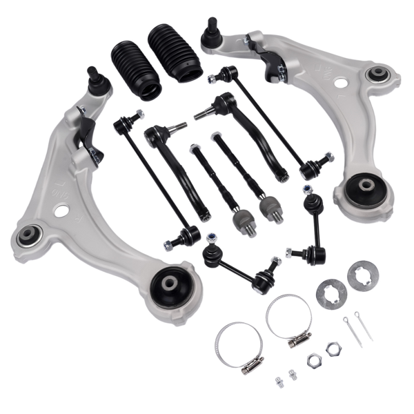 控制臂套装 12Pcs Control Arms Kit Fit for Nissan Maxima Sedan 3.5L V6 GAS DOHC 2009-2014 4-Door Naturally Aspirated K622054 K622059 K750094 K750095-5