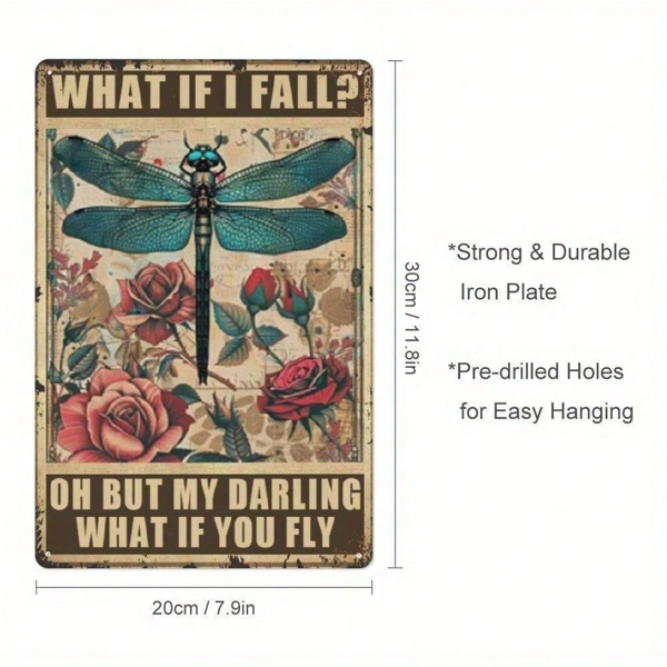 CIFbuy8x12 英寸 ( 20.3x30.5cm )复古风乡村风铝合金标牌适用于家居、Office（TikTok、temu下自提）-5