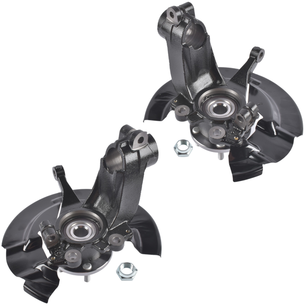 转向节总成 Pair Front Left + Right Steering Knuckle & Wheel Bearing Hub Assy Replacement for Ford Escape 2013-2019-3