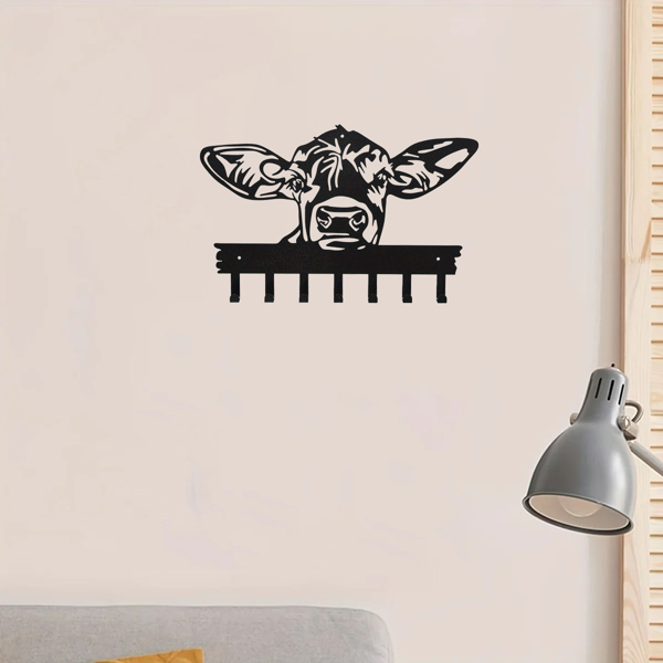 CIFbuy™ 牛形七钩门挂钩 装饰墙面家居收纳配件（TikTok、temu下自提）-4