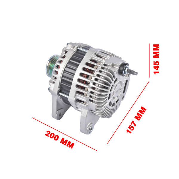 发电机 Alternator 110A 23100EL010 23100JD200 Fits for Nissan Tiida 2007-2011 Versa 2007-2008 Sentra 2005-2010 NV200 2.0L 1.8L 6-Groove Pulley-7