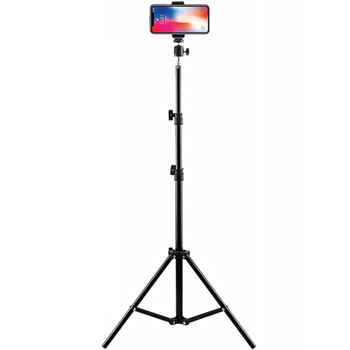 手机支架 2.1米普通伸缩支架+含手机夹+云台配件