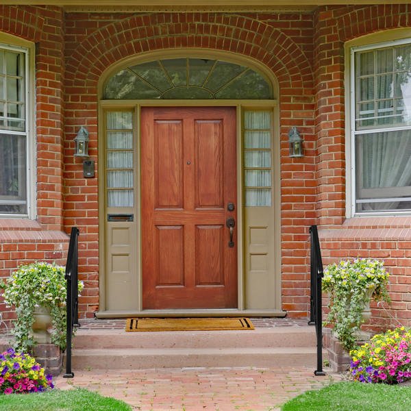 【同款编码：55022277  82359152】光黑色 2阶 庭院楼梯扶手-15