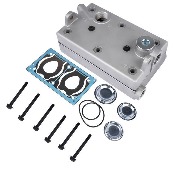空气压缩机缸盖 Air Brake Compressor Cylinder Head Replacement for Paccar CF75 New Model MX13 MX11 Replace #1696200 1805490 1732080-2