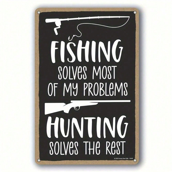 CIFbuy8x12 英寸 ( 20.3x30.5cm )复古风乡村风铝合金标牌适用于酒吧、车库、男士空间（TikTok、temu下自提）-3