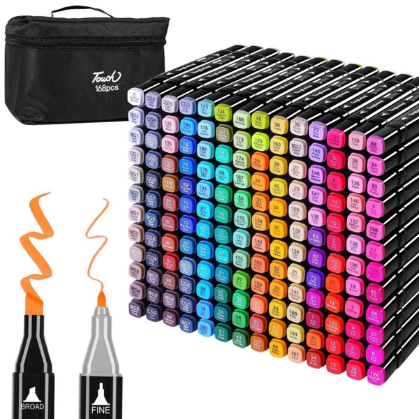 马克笔168色带底座-5
