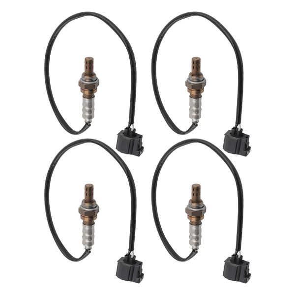 一套4个氧传感器，适用于Jeep Wrangler 3.6L 3.8L 4.0L车型，零件号：234-4029 234-4030-2