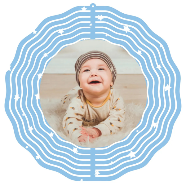 CIFbuy™定制照片风车：个性化 10英寸花园装饰品（在 TikTok、temu 下可自提）-2