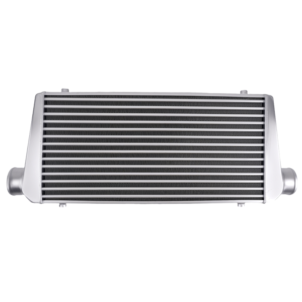 通用型中冷器，尺寸600x300x76mm，适用于前置安装 - 管式+翅片式结构，3英寸进/出气口-1