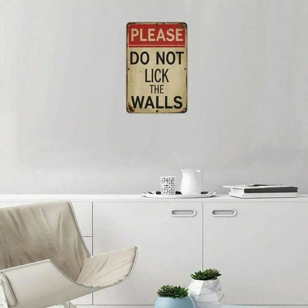 CIFbuy8x12 英寸 ( 20.3x30.5cm )复古风怀旧风铝合金标牌适用于家居（TikTok、temu下自提）-5