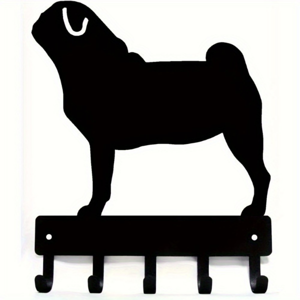 CIFbuy™ 时尚黑金属墙钩 家居装饰节日礼品墙饰（TikTok、temu下自提）-2