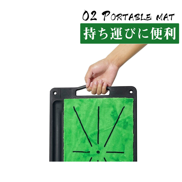 高尔夫4合一橡胶底打击垫 PGK-A133-6