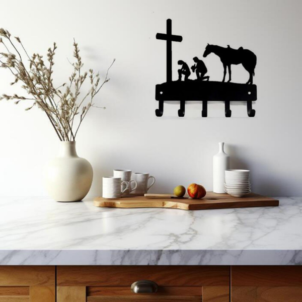 CIFbuy™ 优雅金属墙饰 客厅玄关节日展示装饰（TikTok、temu下自提）-4