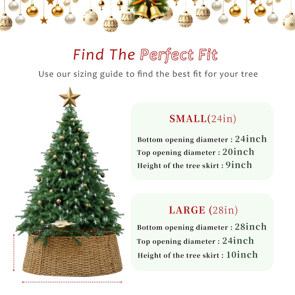 手工编织圣诞树裙-2