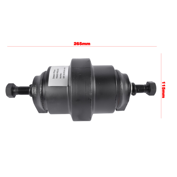 支重轮 Bottom Roller Fit for Excavator IHI Series 25JX 25NX 27V4 28N-2 30NX-2 35NX KATO 30V-4 Black-6